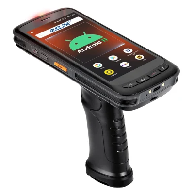 Android 11 portátil pda scanner inventário logística gerenciamento 2d scanner de código de barras terminal portátil áspero pda